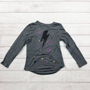 Harry Potter Girls Flip Sequin Lightning Bolt Shirt 10-12